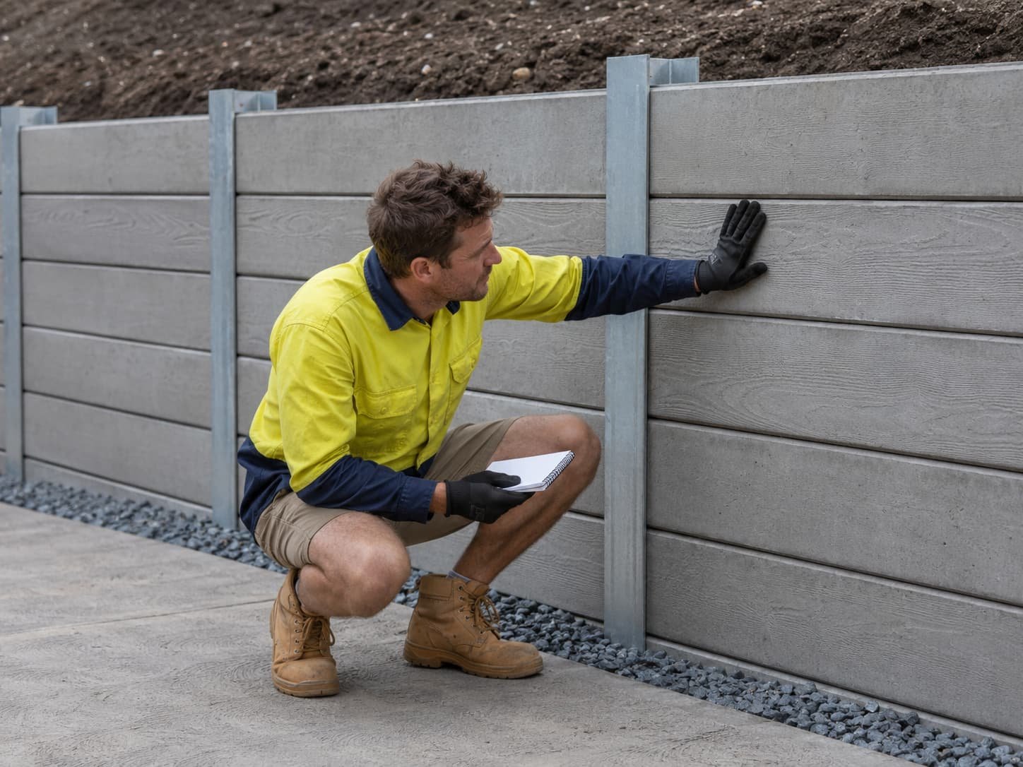 retaining walls Highfields